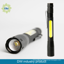 LED+COB Aluminium Pen Light
